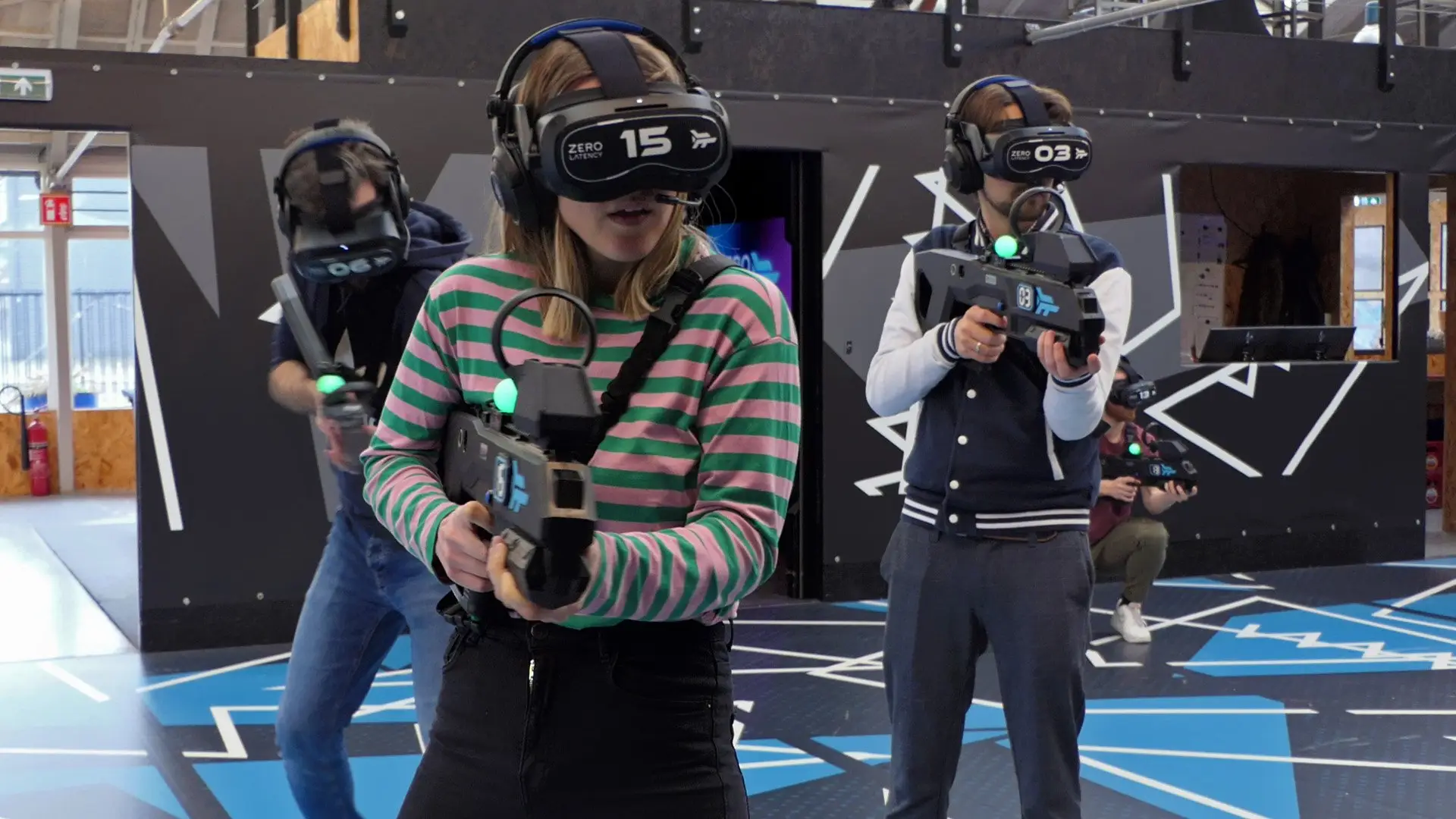 Zero Latency VR Rotterdam spelers